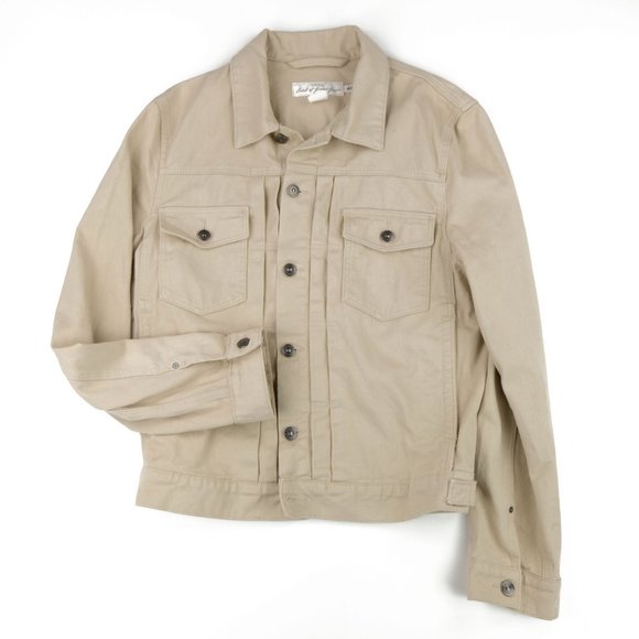H&M Other - MEN'S SIZE MEDIUM H AND M BEIGE TAN JEAN JACKET